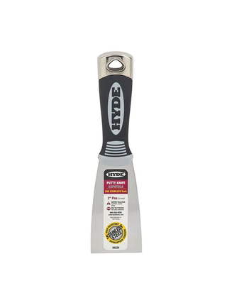 Hyde Pro Stainless Putty Knife - 2" Flex - 06228 (Restock 2250) - Marketplace Paints