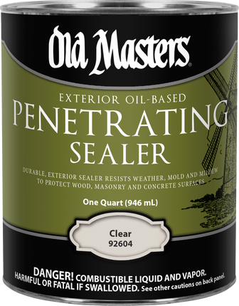 Old Masters Penetrating Clear Sealer - QT - 92604 - Marketplace Paints