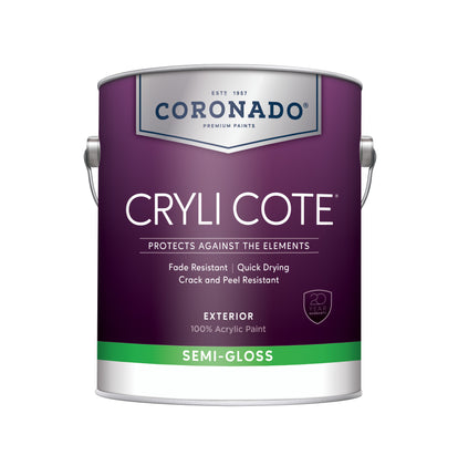 Cryli Cote® 100% Acrylic Exterior Paint - Semi-Gloss - Marketplace Paints