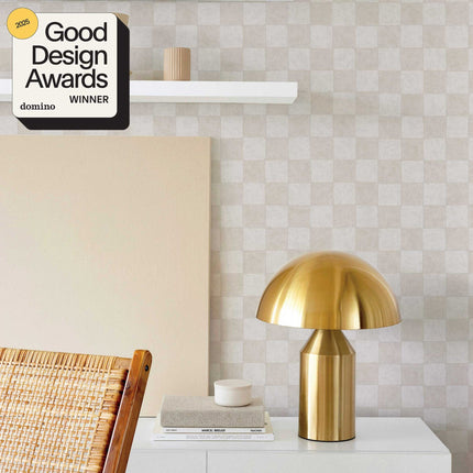 Tempaper Classic Check Textured Peel and Stick Wallpaper