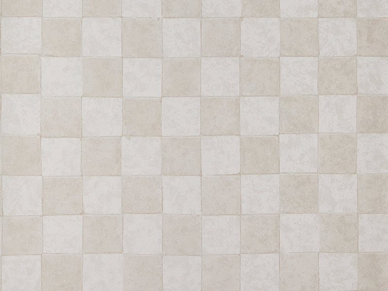 Cream and Beige Check