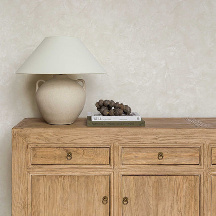 Tempaper Faux Roman Clay Textured Peel and Stick Wallpaper