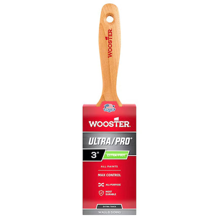 Wooster Ultra Pro Thick Handle Extra Firm - Flat - 3"