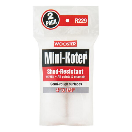 Wooster Mini-Koter Cover - 2pk - R229 - 1/2 - Marketplace Paints