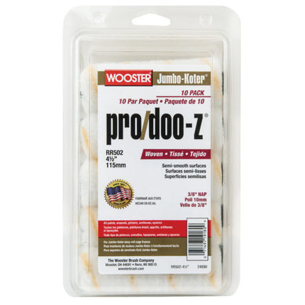 Wooster Jumbo-Koter Pro/Doo-Z - 10pk - RR502 - 3/8 4.5" - Marketplace Paints