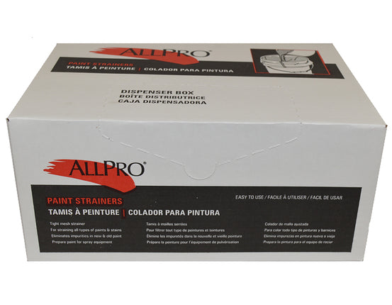 Allpro Elastic Top Strainer - 5gal - Case - 38115 - Marketplace Paints