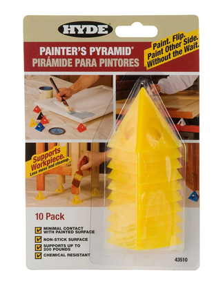 Hyde Painter's Pyramid Stand - 10pk - 43510 - Marketplace Paints