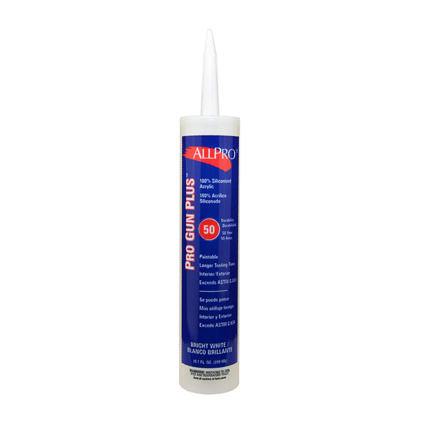 AllPro Pro Gun Plus Caulk - White - 13035 - Marketplace Paints