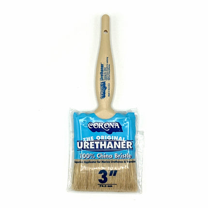 Corona Urethaner - White China Bristle - Flat