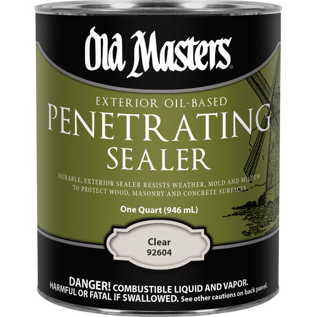 Old Masters Penetrating Clear Sealer - QT - 92604 - Marketplace Paints