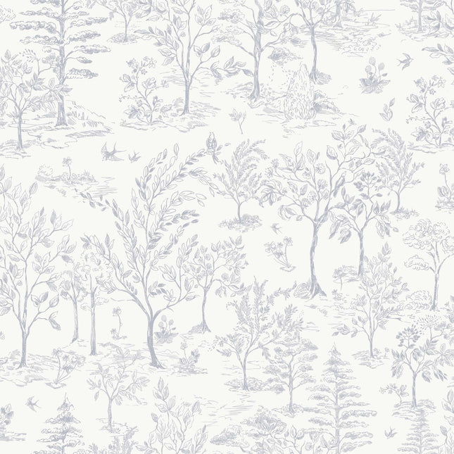 Tempaper Toile Peel and Stick Wallpaper