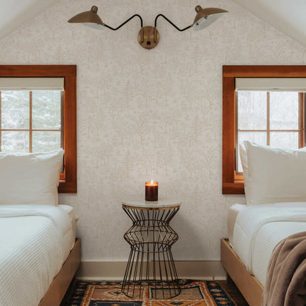 Tempaper Toile Peel and Stick Wallpaper