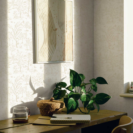 Tempaper Toile Peel and Stick Wallpaper