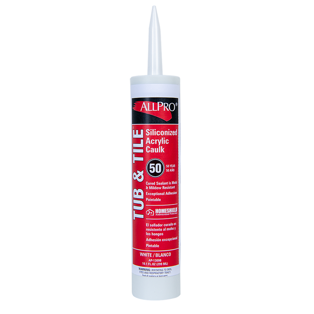 Allpro Tub & Tile Siliconized Caulk