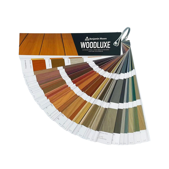 Benjamin Moore Woodluxe Stains - Fan Deck