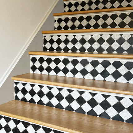 Tempaper Vintage Check Textured Peel and Stick Wallpaper