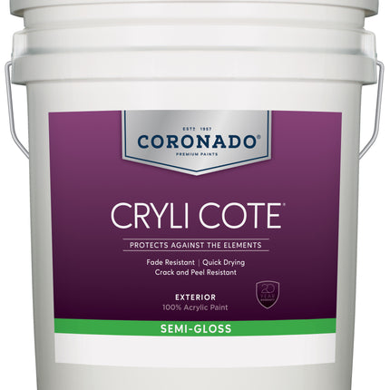 Cryli Cote® 100% Acrylic Exterior Paint - Semi-Gloss - Marketplace Paints