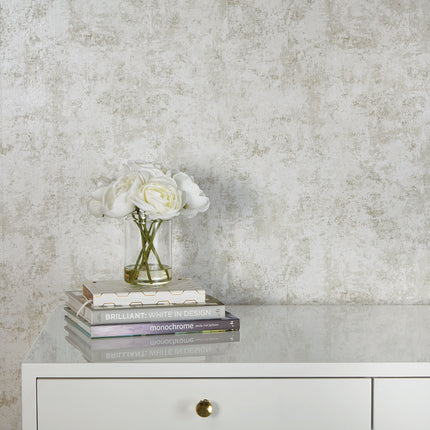 Distressed Gold Leaf - Peel and Stick Wallpaper