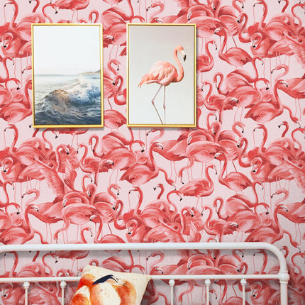 Flamingo - Tempaper Peel and Stick Wallpaper