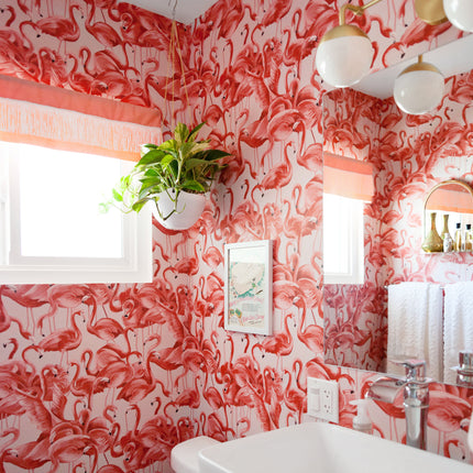 Flamingo - Tempaper Peel and Stick Wallpaper