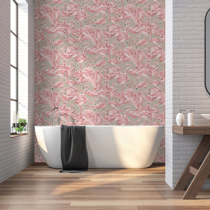 Flamingo - Tempaper Peel and Stick Wallpaper