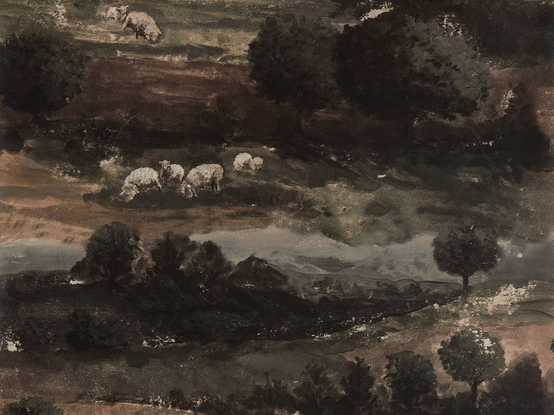 Green and Brown Toile Green and Brown Toile