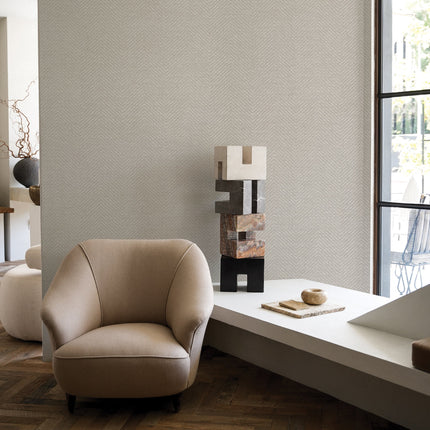 Tempaper Faux Grasscloth Parquet Textured Peel and Stick Wallpaper