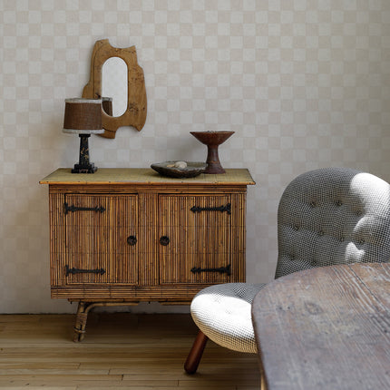 Tempaper Classic Check Textured Peel and Stick Wallpaper