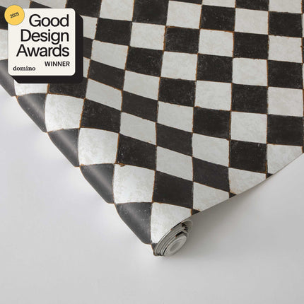 Tempaper Vintage Check Textured Peel and Stick Wallpaper