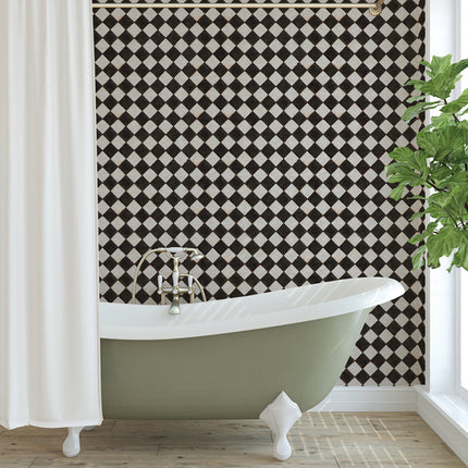 Tempaper Vintage Check Textured Peel and Stick Wallpaper