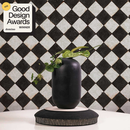 Tempaper Vintage Check Textured Peel and Stick Wallpaper