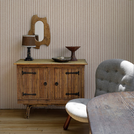 Tempaper Charles Street Stripe Textured Peel and Stick Wallpaper