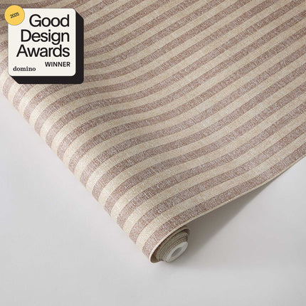 Tempaper Charles Street Stripe Textured Peel and Stick Wallpaper