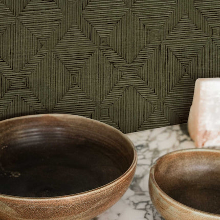 Tempaper Hoffmann Faux Sisal Textured Peel and Stick Wallpaper