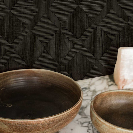 Tempaper Hoffmann Faux Sisal Textured Peel and Stick Wallpaper