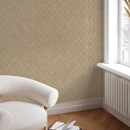 Tempaper Hoffmann Faux Sisal Textured Peel and Stick Wallpaper