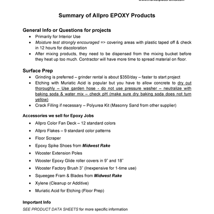 AllPro Polyurea Primer Floor Coating Kit