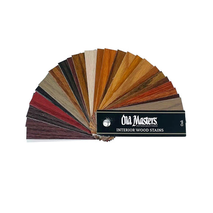 Old Masters Interior Wood Stains - Fan Deck