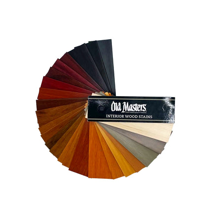 Old Masters Interior Wood Stains - Fan Deck