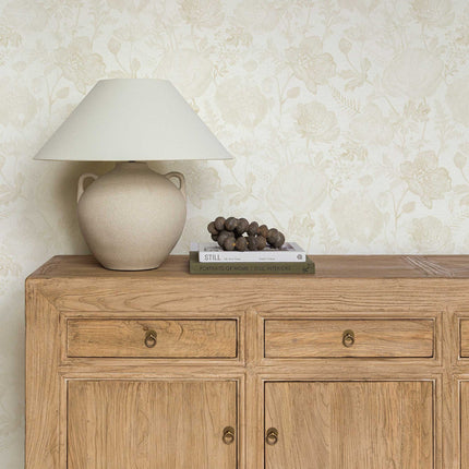 Tempaper Poppies Textured Peel and Stick Wallpaper