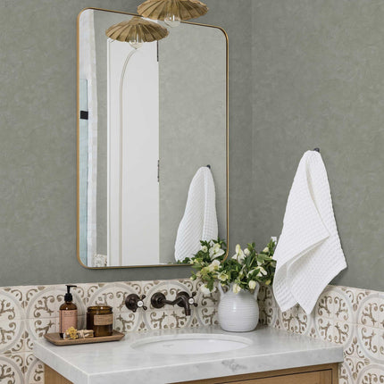 Tempaper Faux Roman Clay Textured Peel and Stick Wallpaper