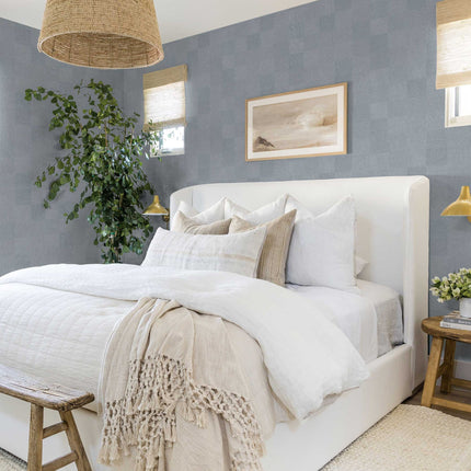 Tempaper Textured Check Peel and Stick Wallpaper