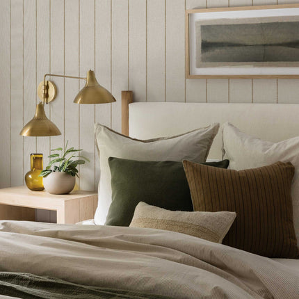 Tempaper Bursa Stripe Textured Peel and Stick Wallpaper
