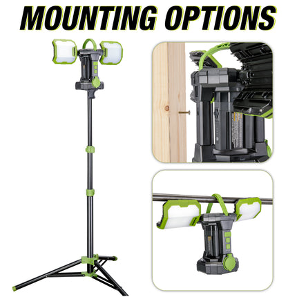 Powersmith Voyager 5000 Lumen Jobsite Lantern w/ 3-Way Power