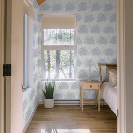 Tempaper Stamped Palm Peel and Stick Wallpaper