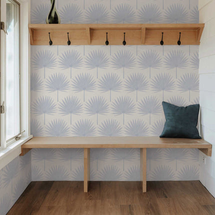 Tempaper Stamped Palm Peel and Stick Wallpaper