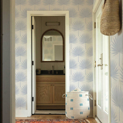 Tempaper Stamped Palm Peel and Stick Wallpaper