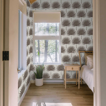 Tempaper Stamped Palm Peel and Stick Wallpaper