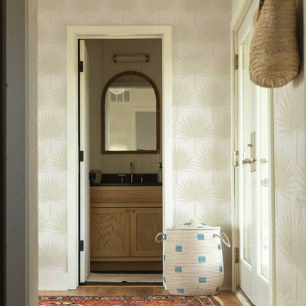 Tempaper Stamped Palm Peel and Stick Wallpaper