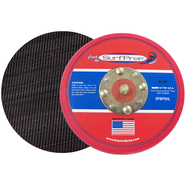 SurfPrep Backup Pad H&L - 5" - Non-Vacuum - Marketplace Paints
